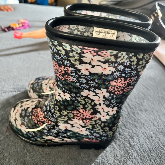 Carter's Multicolor Patterned Boots - Picture 3 of 8